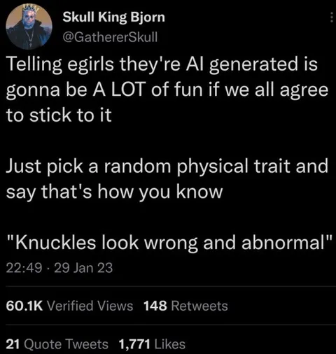 AI Generated Knuckles Joke