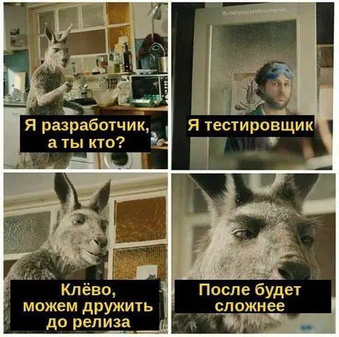 Разработчик и тестировщик до релиза