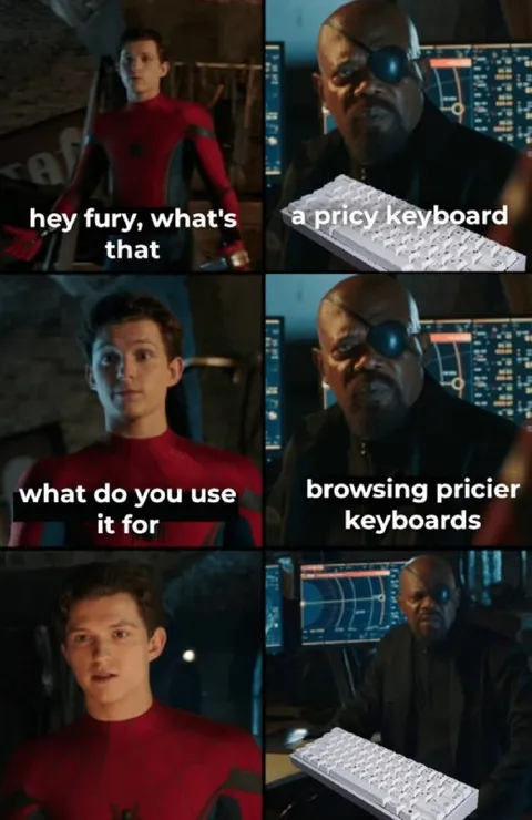Browsing Pricey Keyboards
