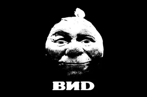 Странное лицо с подписью «ВИД»