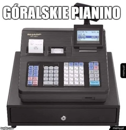 Góralskie pianino kasowe