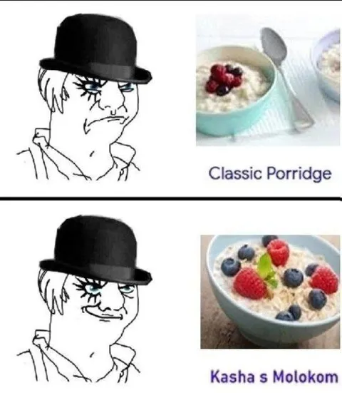 Classic Porridge vs Kasha s Molokom