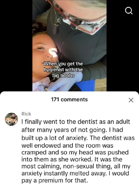 Big Boobs Dentist Anxiety