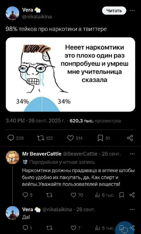 Наркофобы против легализации