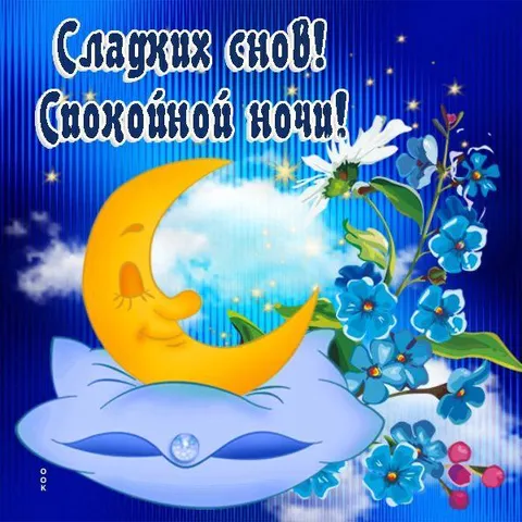 Сладких снов и спокойной ночи