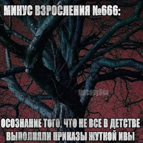Минус взросления №666