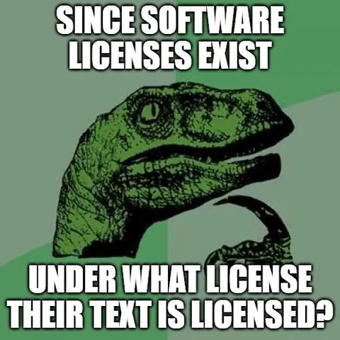 Software License Philosoraptor