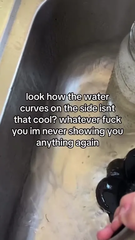 Water Curves in the Sink