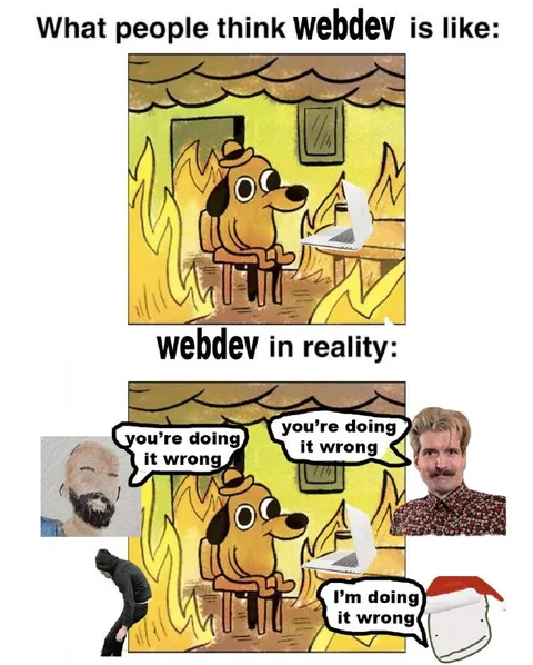 What People Think Webdev Is Like