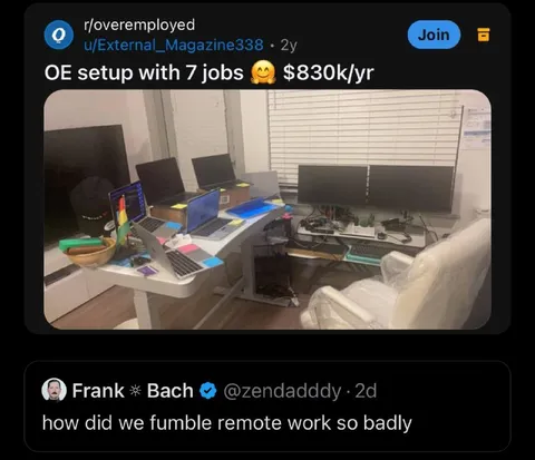 Overemployed Seven-Job Setup
