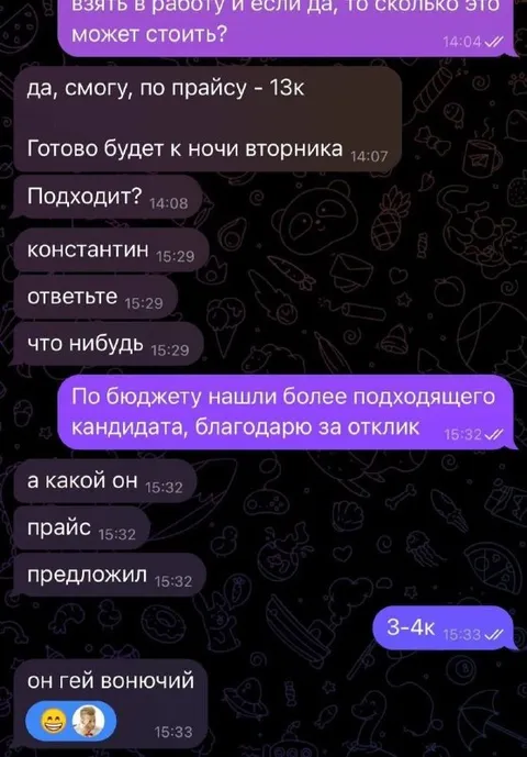 Гей-вонючий за 3–4к