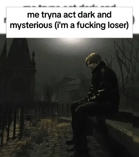 Trying to Act Dark and Mysterious