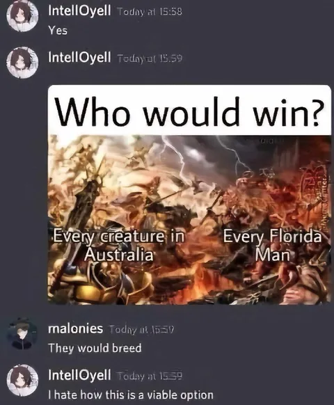 Every Creature Versus Florida Man
