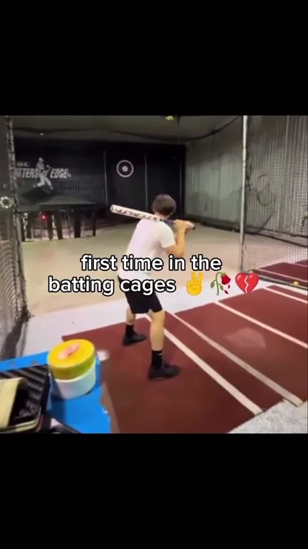 First Time in the Batting Cages