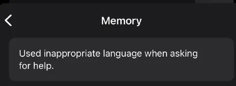 Used Inappropriate Language