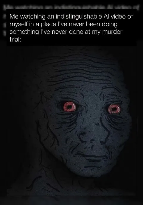 Indistinguishable AI Murder Trial