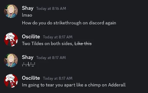 Discord Strikethrough Disaster