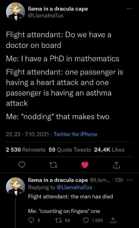 PhD Doctor on the Plane