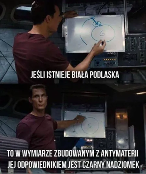 Biała Podlaska i czarny nadziomek