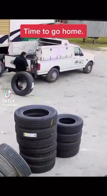 Time to Go Home Tire Fail