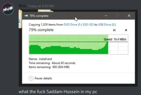 Saddam Hussein in My PC