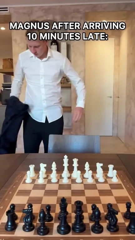 Magnus Arrives Ten Minutes Late