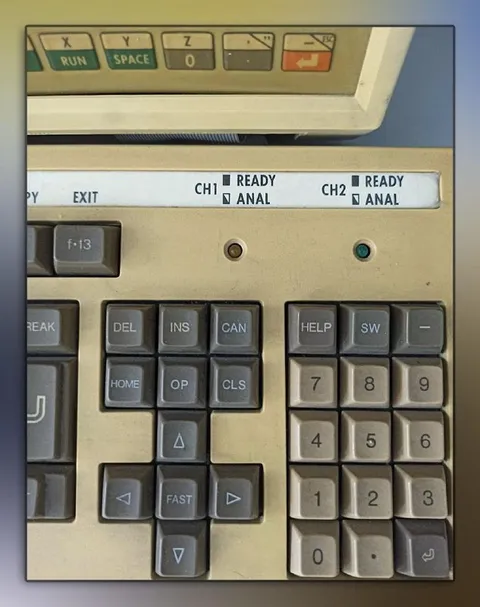 Vintage Computer Control Panel