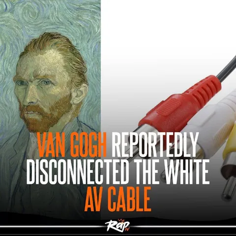 Van Gogh Disconnected the White AV Cable