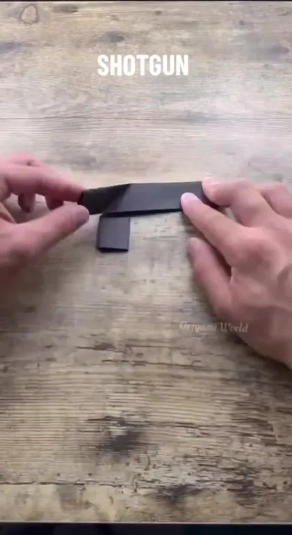 Paper Shotgun Origami
