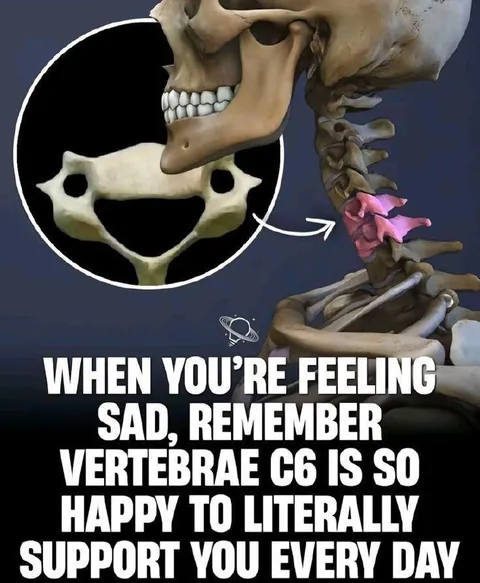 C6 Vertebrae Supports You