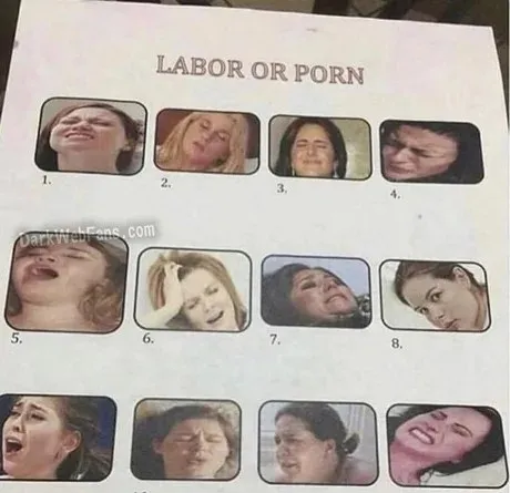 Labor or Porn Face Quiz