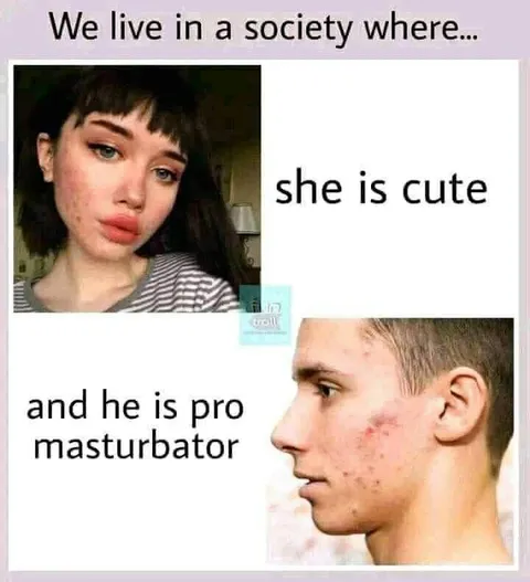 We live in a society where she is cute