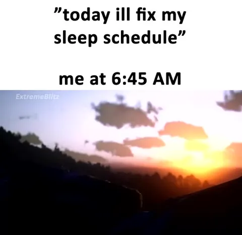 Fixing My Sleep Schedule at 6:45 AM