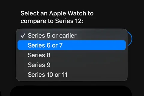 Apple Watch Series Comparison