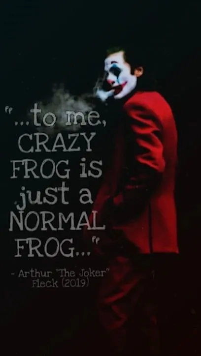 Crazy Frog Is a Normal Frog