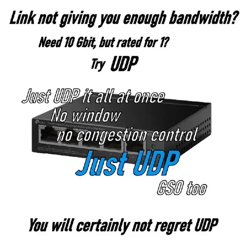 Just UDP Network Advice