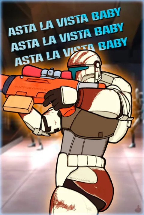 Robot Says Hasta la Vista Baby