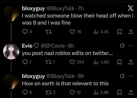 Nazi Roblox Edits Reply