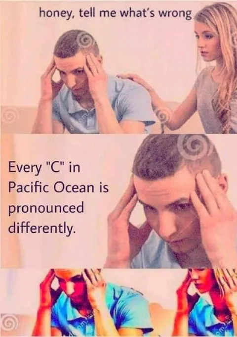 Every C Pronounced Differently