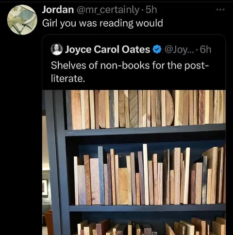 Shelves of Non-Books
