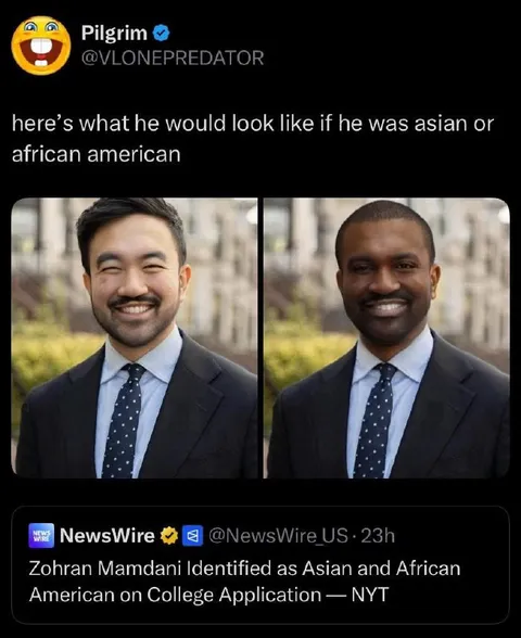 Asian or African American Zohran