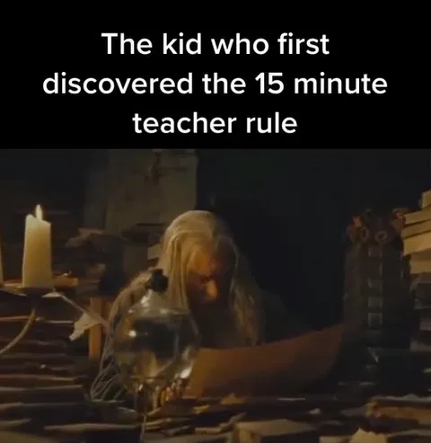The 15 Minute Teacher Rule
