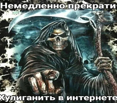 Немедленно прекрати хулиганить в интернете