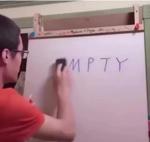 Erasing the Word Empty