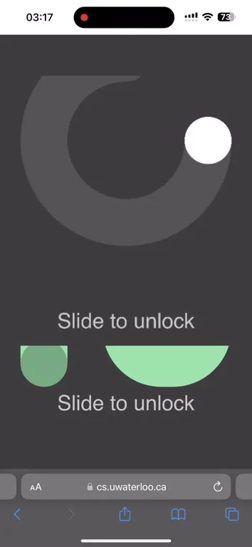 Topology Slide to Unlock