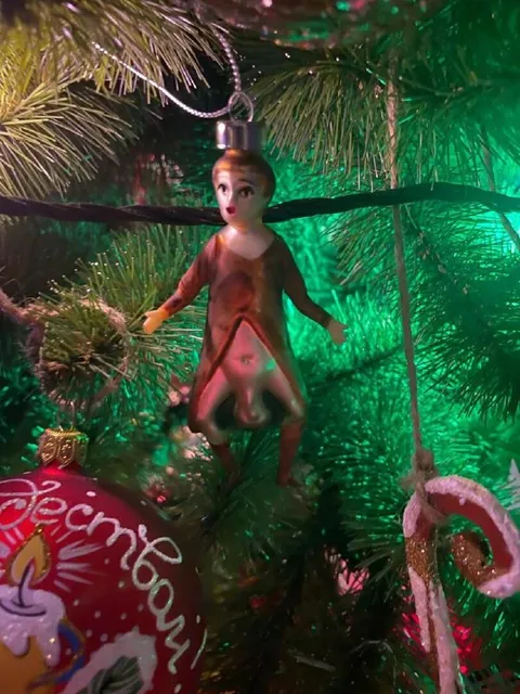 Creepy Christmas Tree Ornament