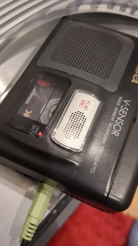 Voice Sensor Recorder Close-Up