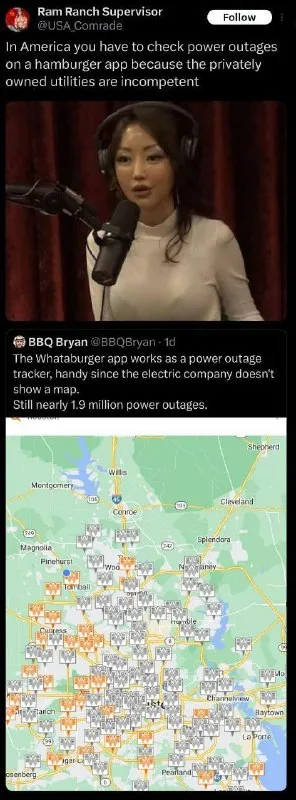 Whataburger Power Outage Map