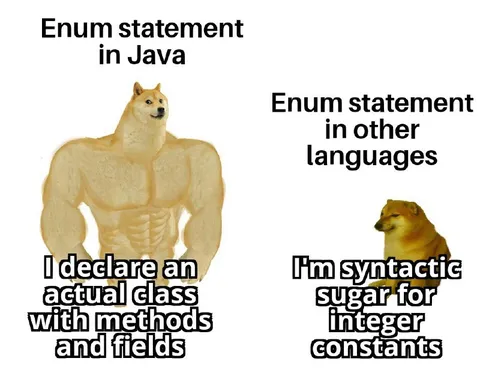 Java Enum vs Other Languages