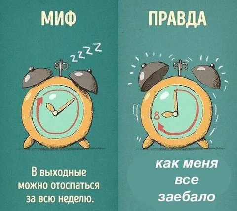 Миф и правда про выходные